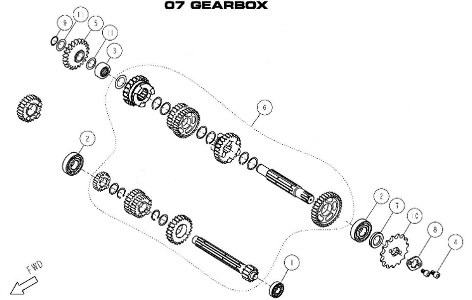 37 Gearbox Mechanism
