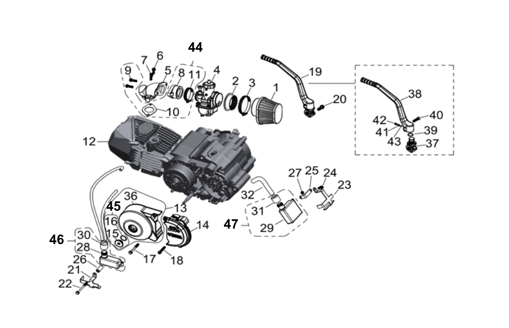 18 Engines / Carbi / Air Filter