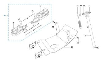 09 Foot Peg Assy