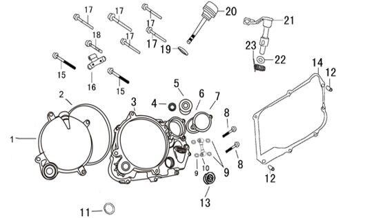 33 Crankcase Cover
