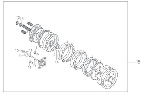 39 Clutch Component Part
