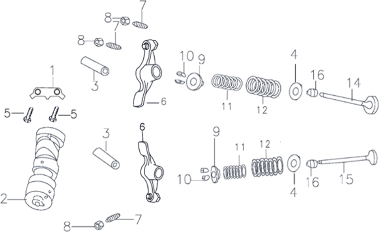 33 Camshaft Assy