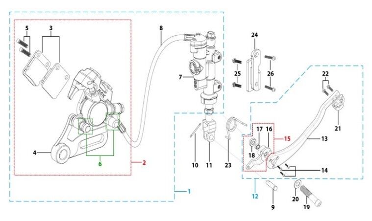 12 Rear Brake