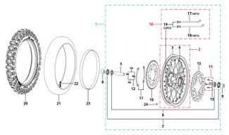 11 Rear Wheel Assy