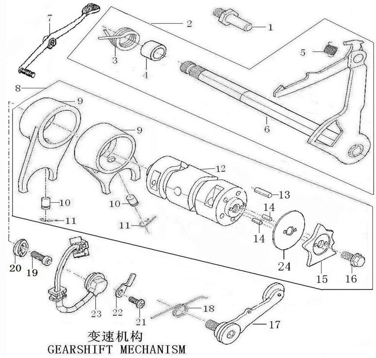 42 Gearshift Mechanism
