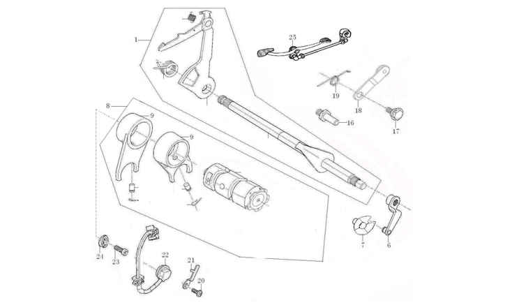 43 Gearshift Mechanism