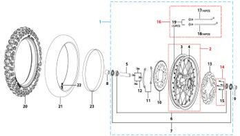 11 Rear Wheel Assy