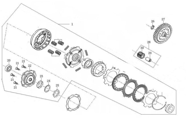 36 Clutch Assy
