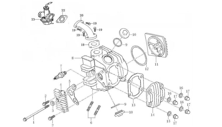 30 Cylinder Head Assy