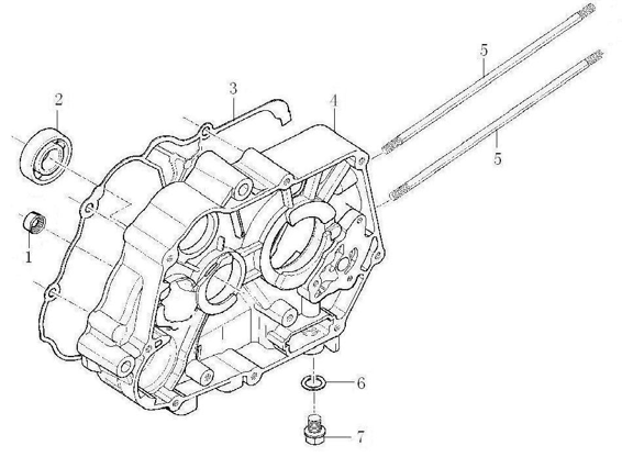 39 Right Crankcase