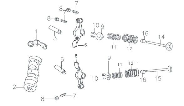 32 Camshaft Assy