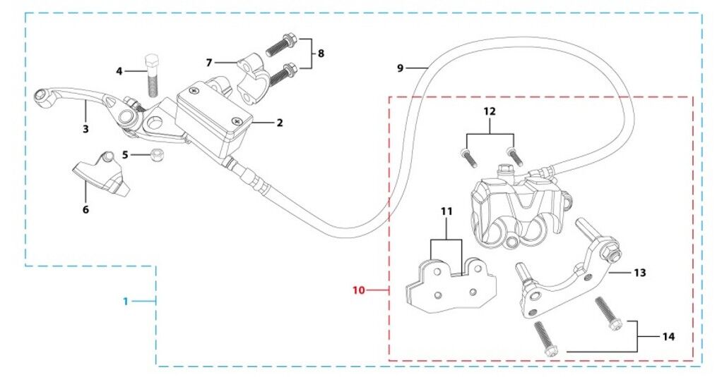 04 Front Brake Assy