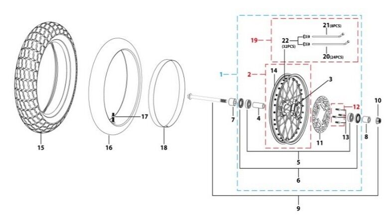 05 Front Wheel Assy