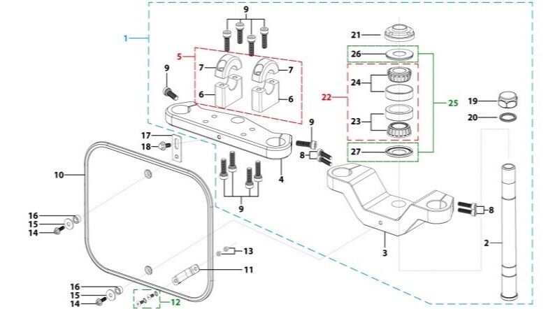 02 Steering Stem Assembly