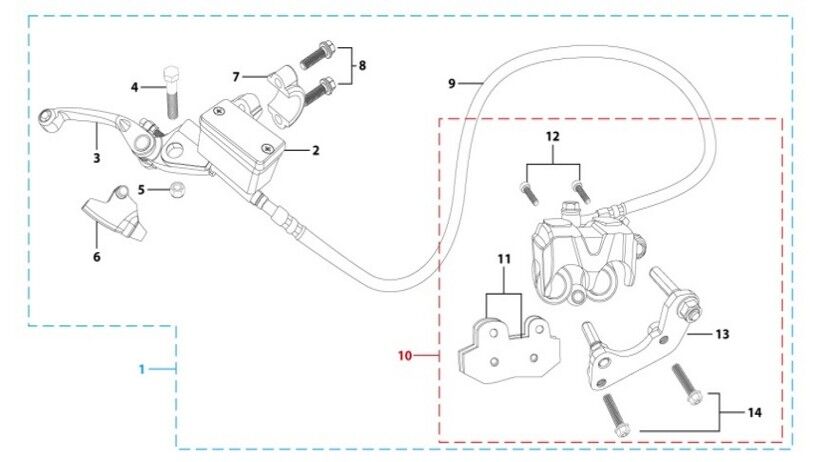 04 Front Brake Assy