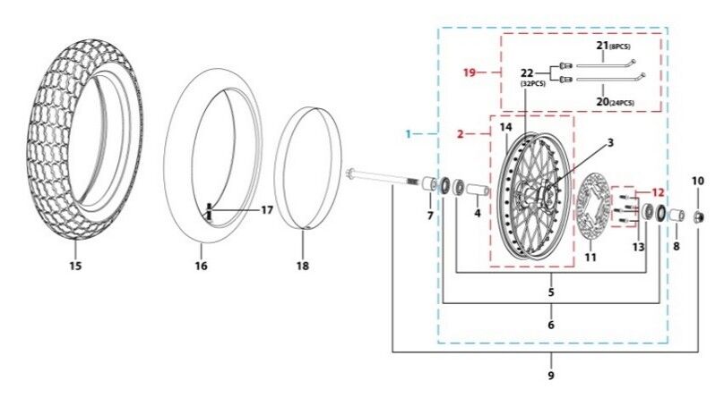 05 Front Wheel Assy