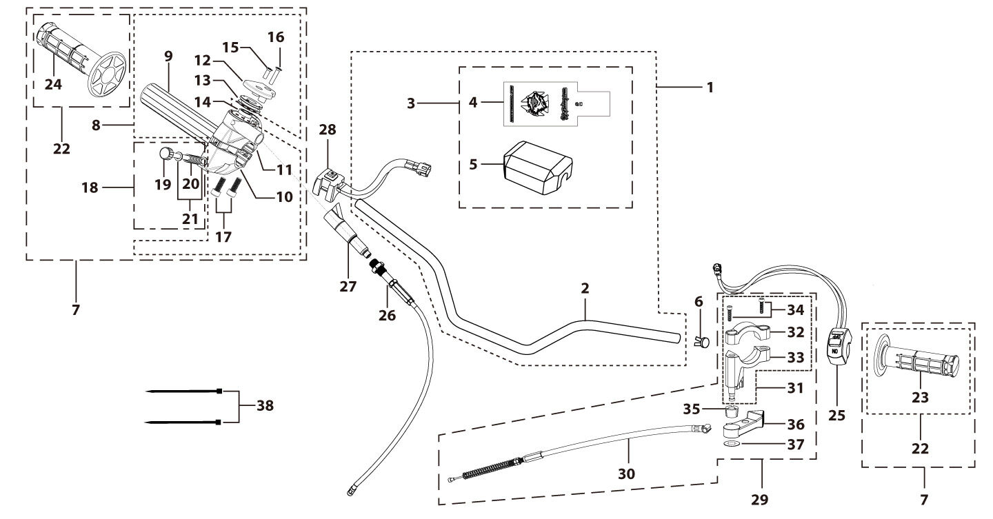 01 Handle Bar Assembly