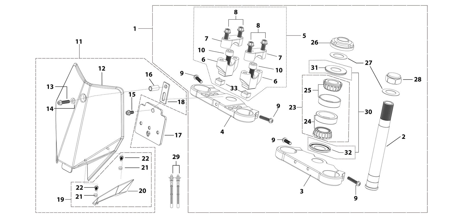 02 Steering Stem Assembly