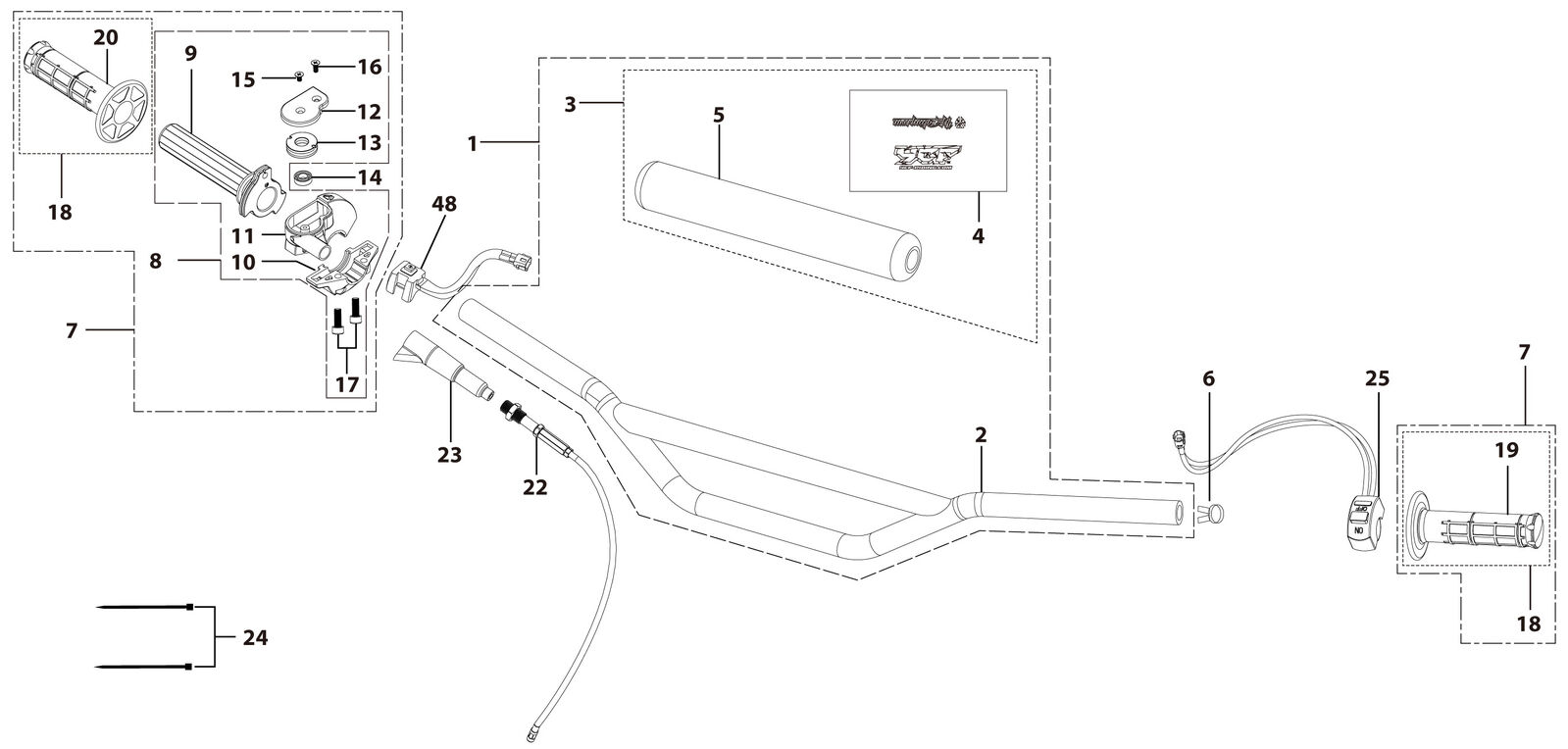 01 Handle Bar Assembly