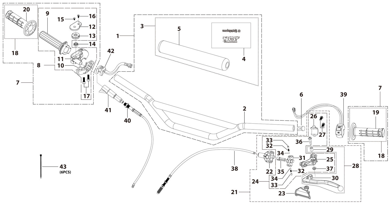 01 Handle Bar Assembly