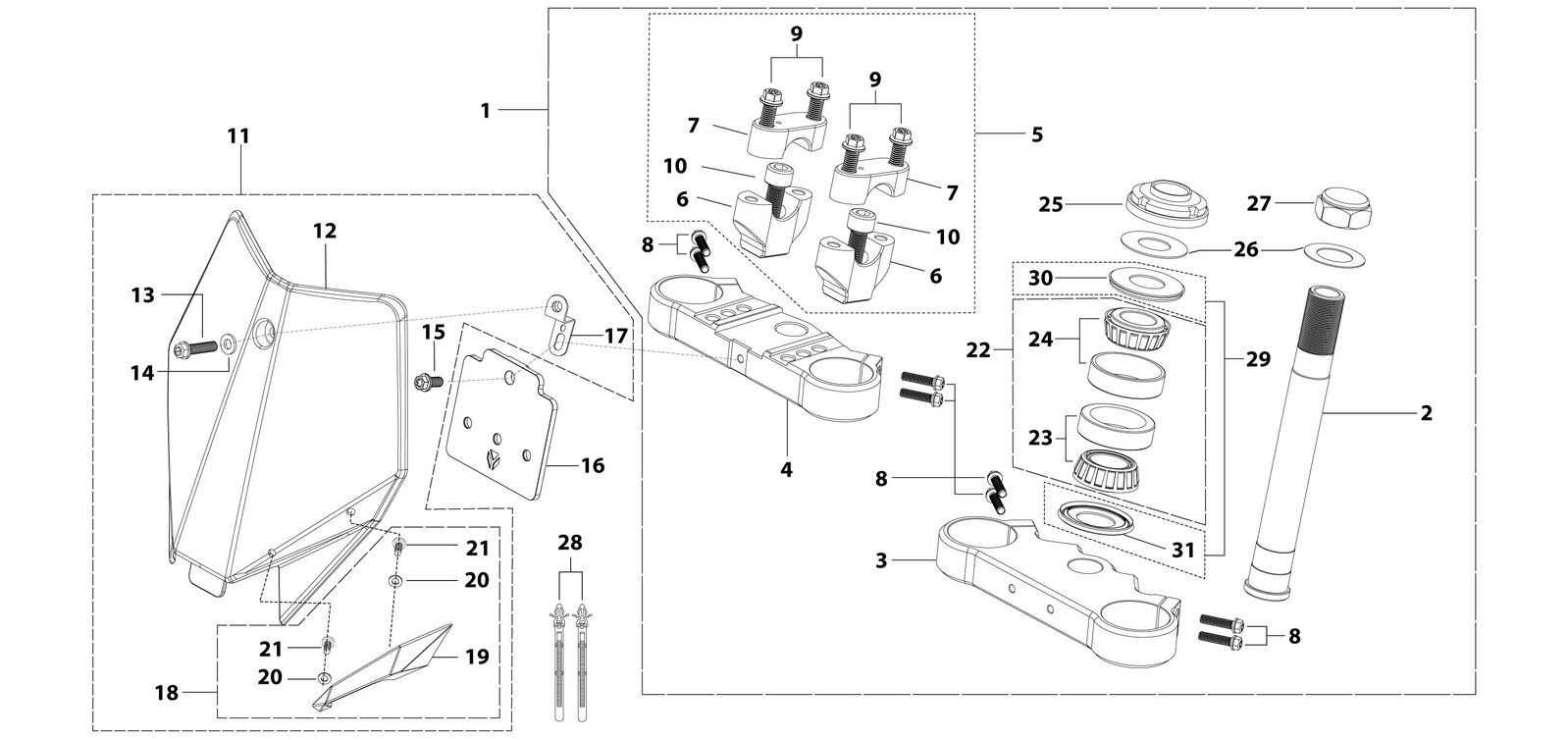 02 Steering Stem Assembly