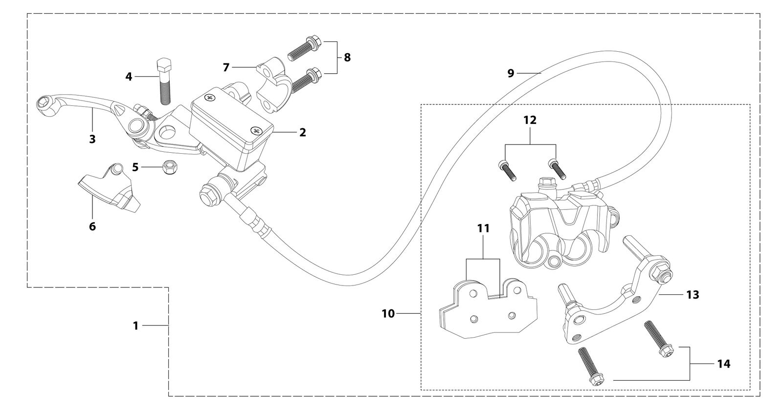 05 Front Brake Assy