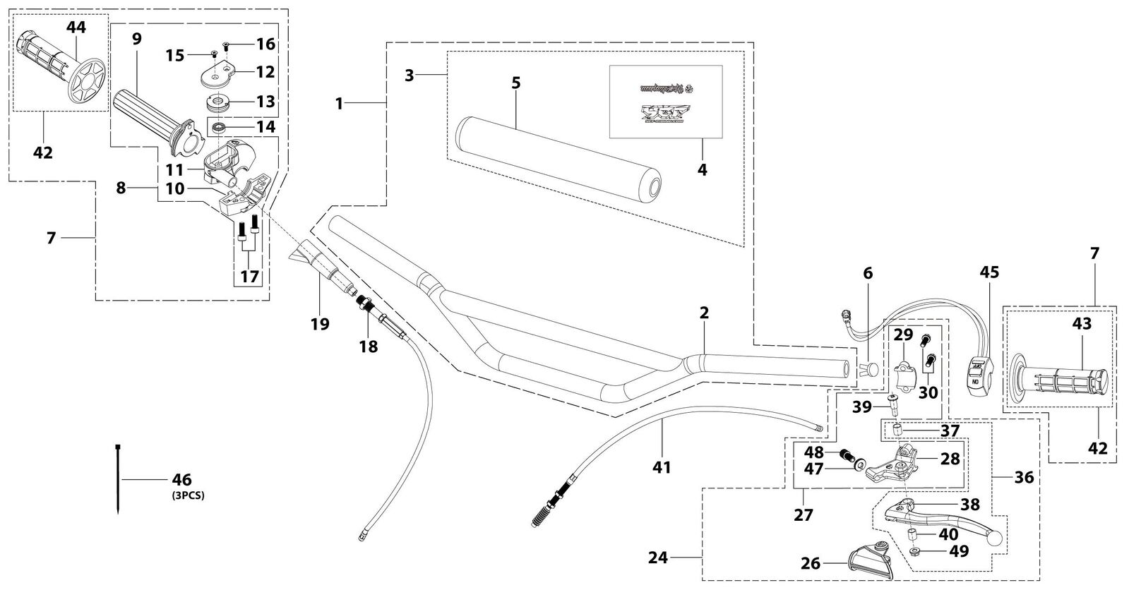 01 Handle Bar Assembly