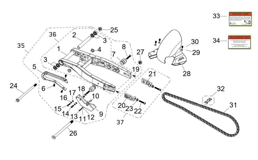 10 Swing Arm Assy