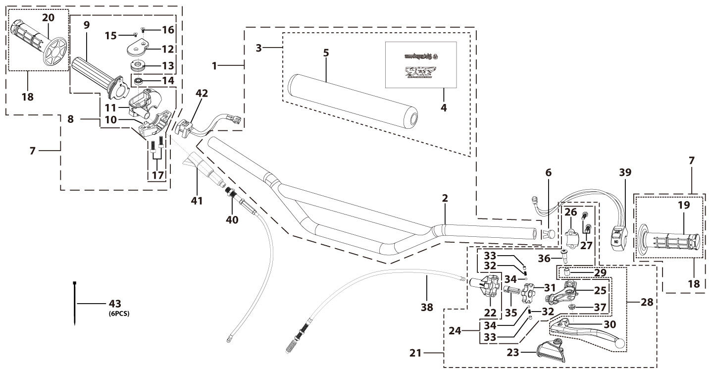 01 Handle Bar Assembly