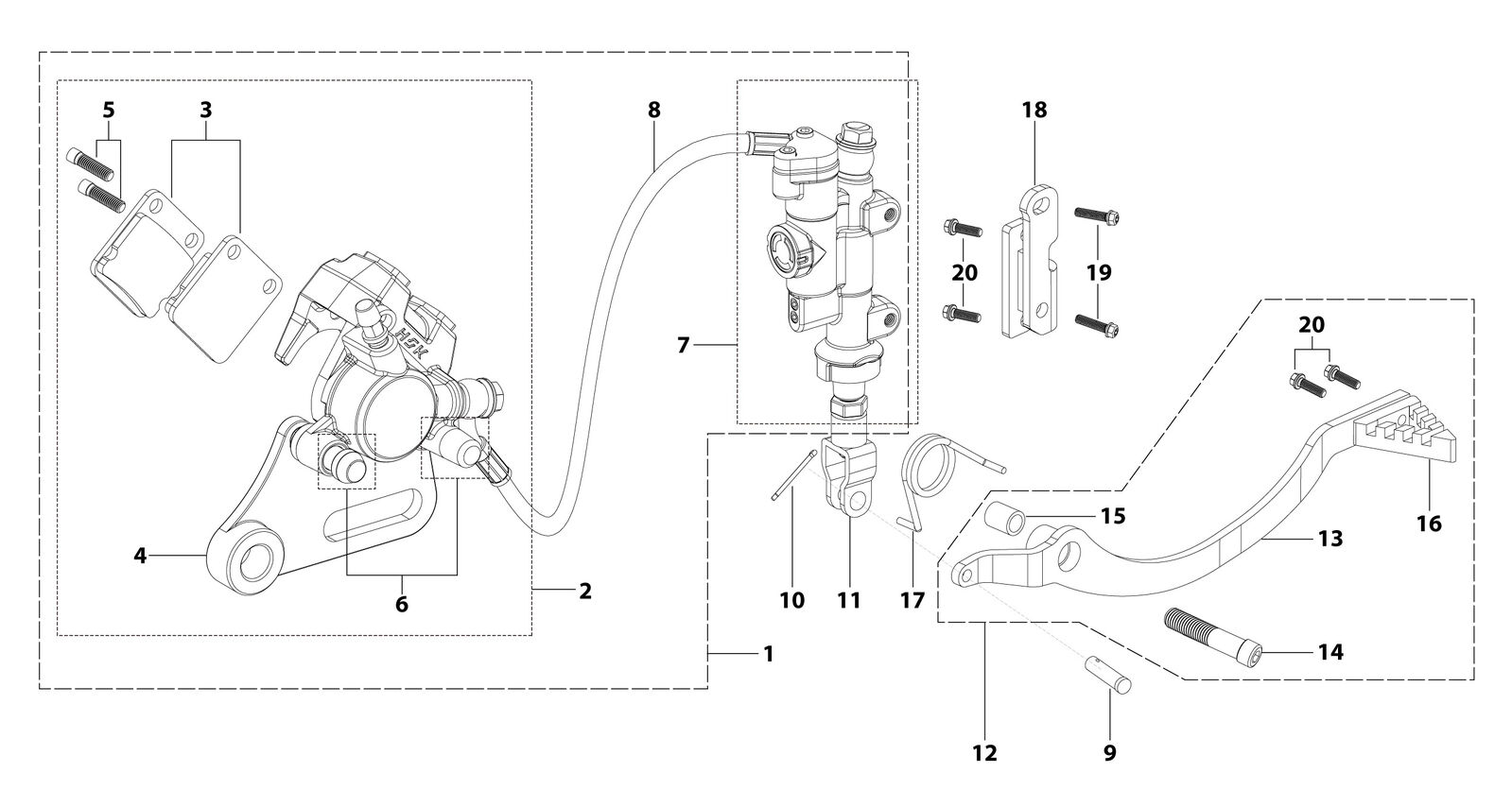 12 Rear Brake