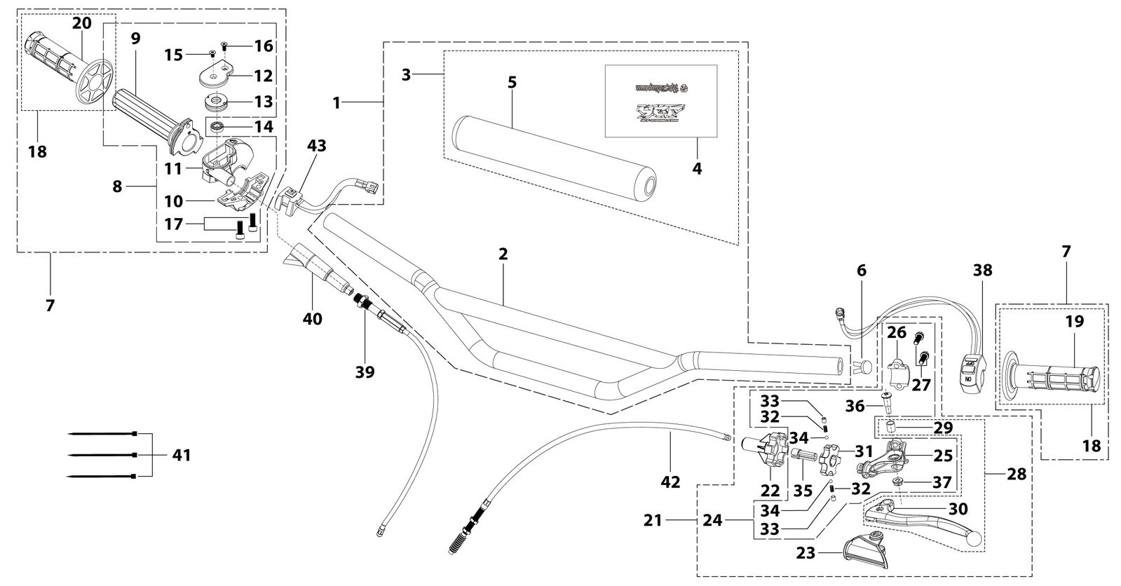 01 Handle Bar Assembly