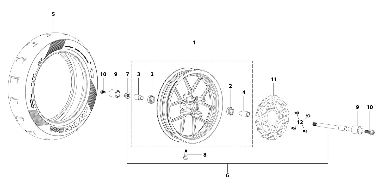 06 Front Wheel Assy