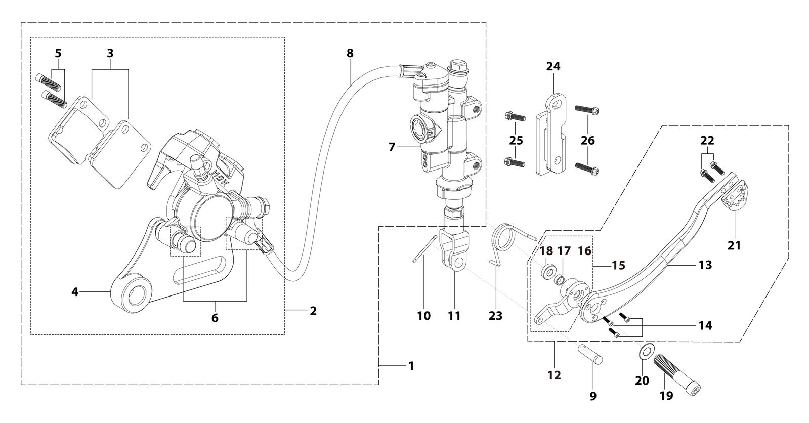 12 Rear Brake