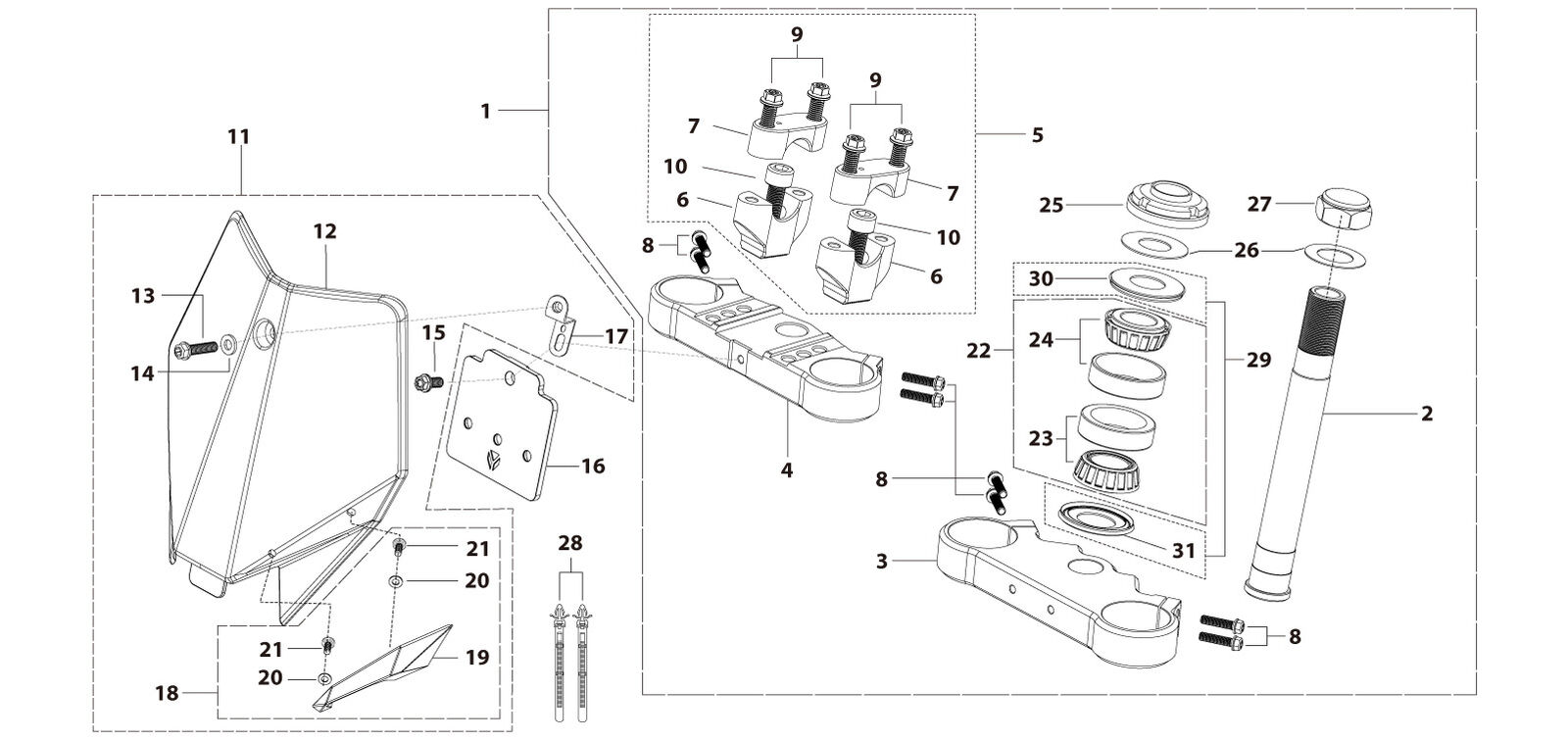 02 Steering Stem Assembly
