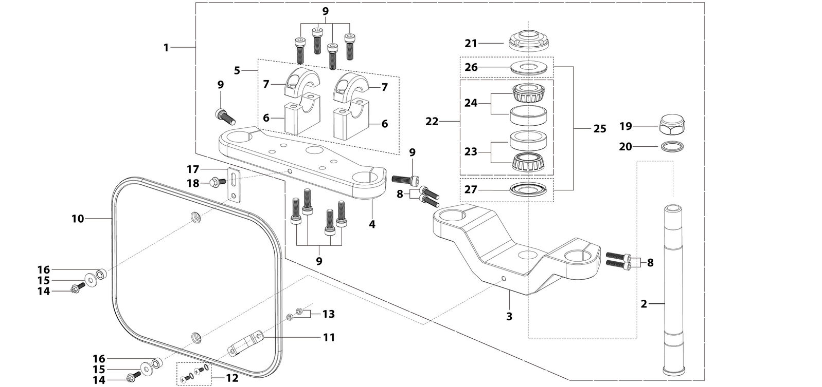 02 Steering Stem Assembly
