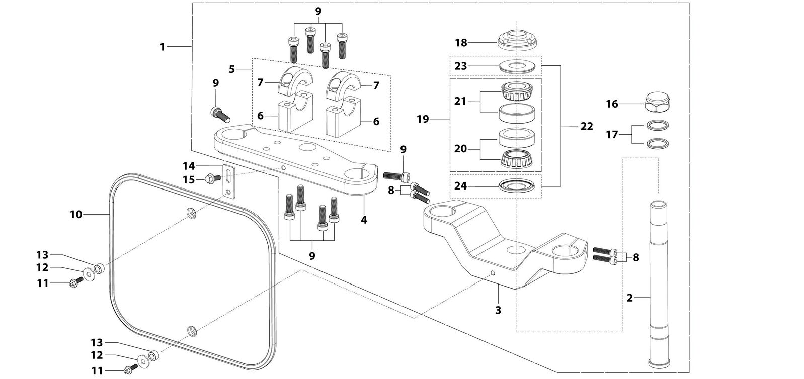 02 Steering Stem Assembly