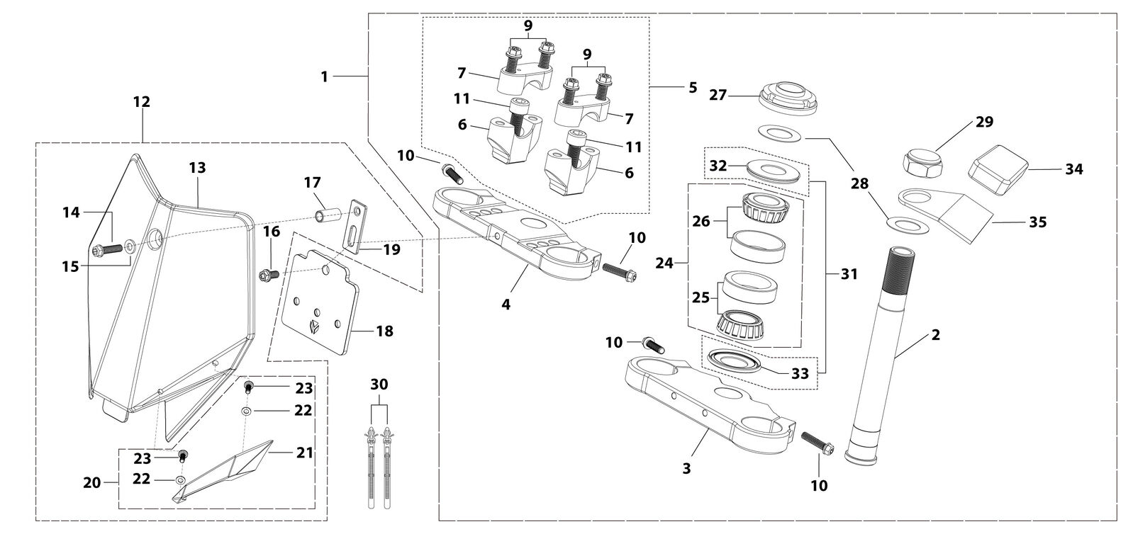 02 Steering Stem Assembly