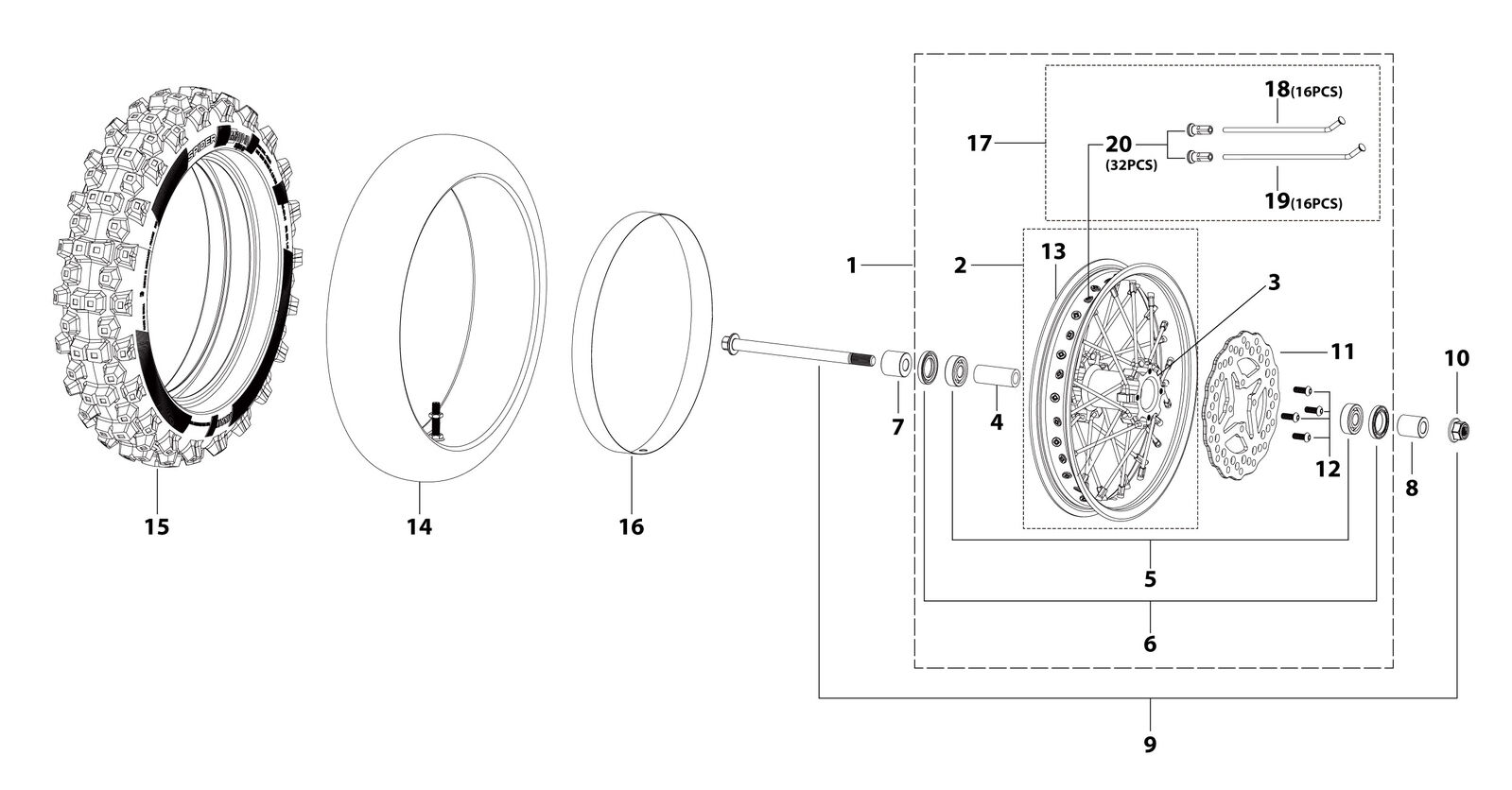06 Front Wheel Assy