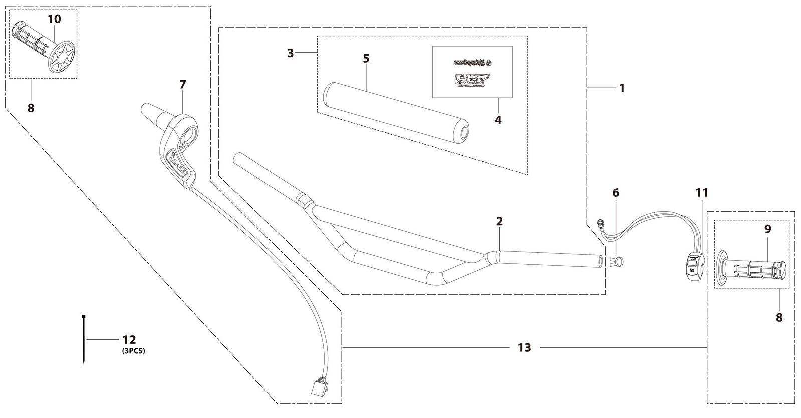 01 Handle Bar Assembly