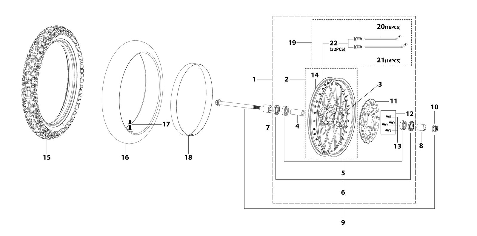 06 Front Wheel Assy