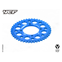 CNC SPROCKET 37T BLUE 4 HOLE