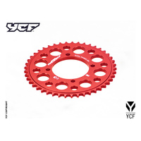 CNC SPROCKET 37T RED 4 HOLE