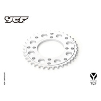 CNC SPROCKET 37T SILVER 4 HOLE