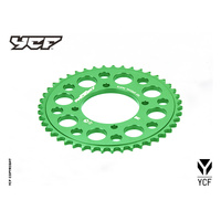 CNC SPROCKET 43T GREEN 4 HOLE