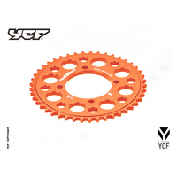 CNC SPROCKET 43T ORANGE 4 HOLE