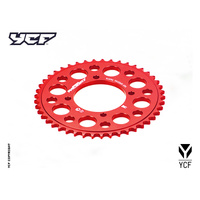CNC SPROCKET 43T RED 4 HOLE