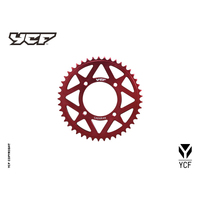 CNC SPROCKET 43T RED 4 HOLE