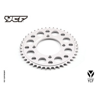 CNC SPROCKET 43T SILVER 4 HOLE