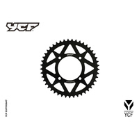 CNC SPROCKET 45T BLACK 4 HOLE