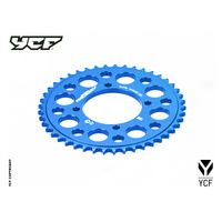 CNC SPROCKET 47T BLUE 4 HOLE